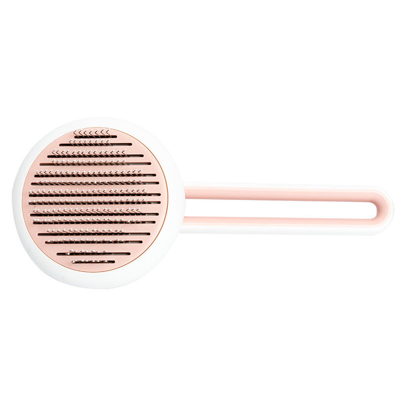 Gentle Pet Hair Remover & Massage Brush for Cats/Dogs