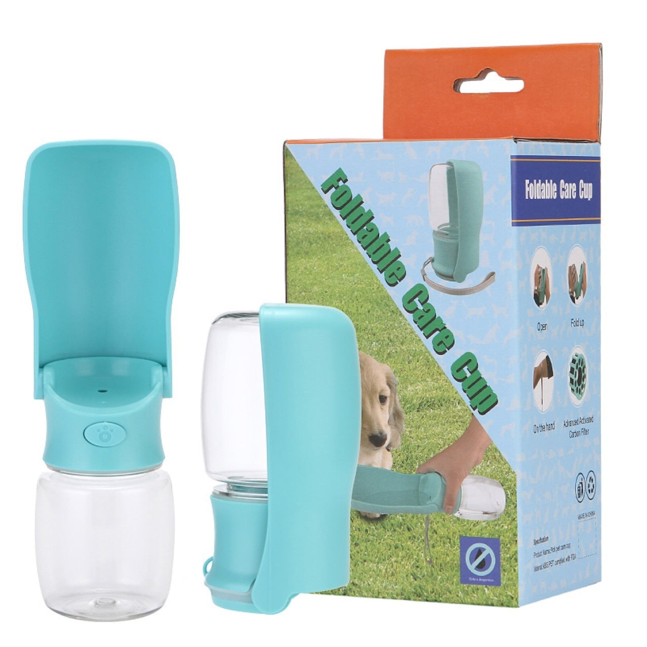 On-the-Go Pet Water Bottle – No Spills, Just Sips