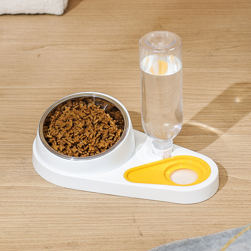 Automatic Pet Bowl Keeps Water Clean and Flowing