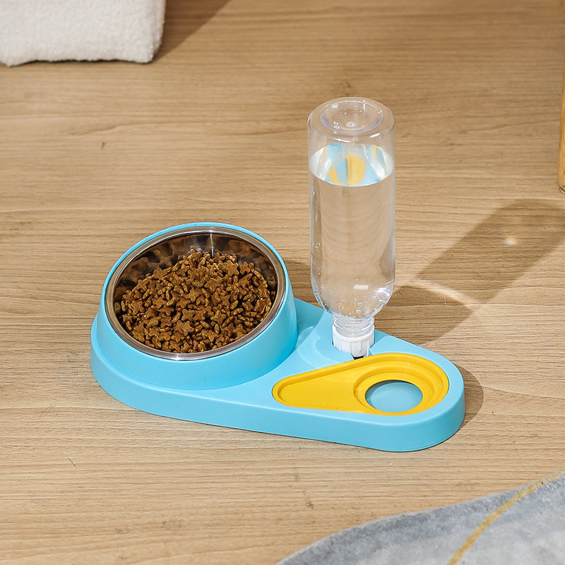 Automatic Pet Bowl Keeps Water Clean and Flowing