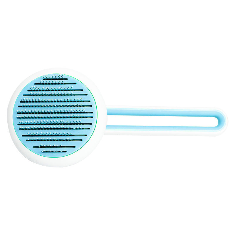 Gentle Pet Hair Remover & Massage Brush for Cats/Dogs