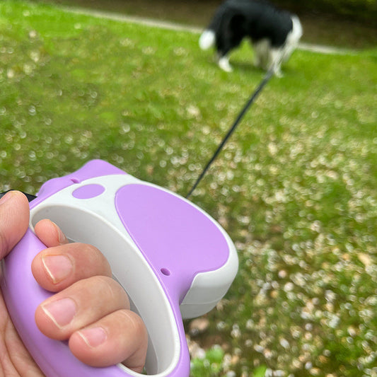 Retractable Dog Leash with Light – Walk Safe Anytime